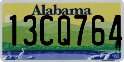 AL license plate 13CQ764