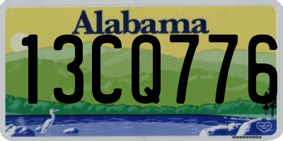 AL license plate 13CQ776