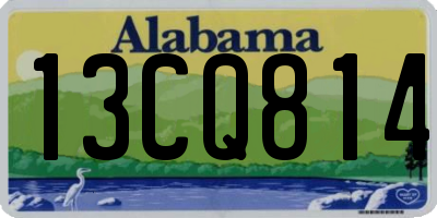 AL license plate 13CQ814
