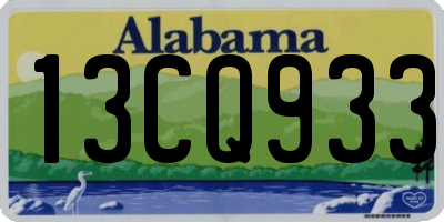 AL license plate 13CQ933