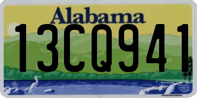 AL license plate 13CQ941