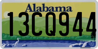 AL license plate 13CQ944