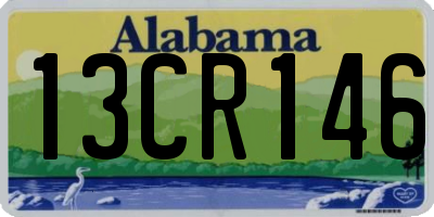 AL license plate 13CR146