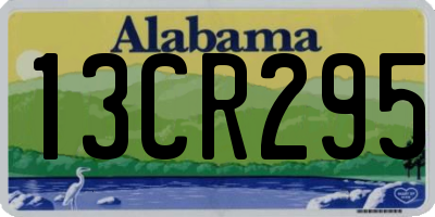 AL license plate 13CR295