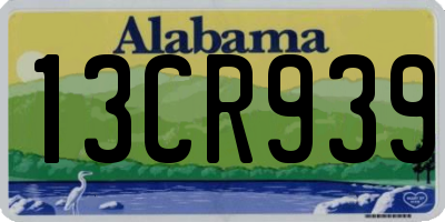 AL license plate 13CR939