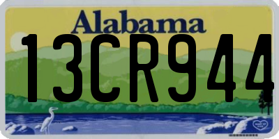 AL license plate 13CR944
