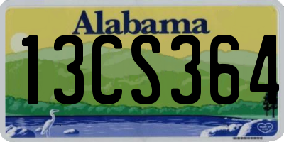 AL license plate 13CS364