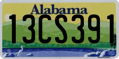 AL license plate 13CS391