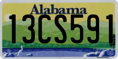 AL license plate 13CS591