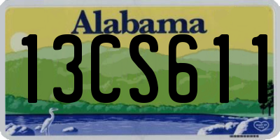 AL license plate 13CS611