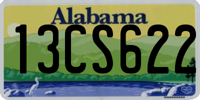 AL license plate 13CS622