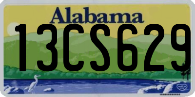 AL license plate 13CS629