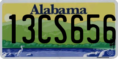 AL license plate 13CS656
