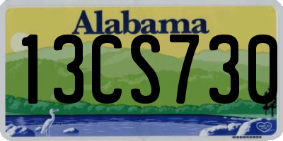 AL license plate 13CS730