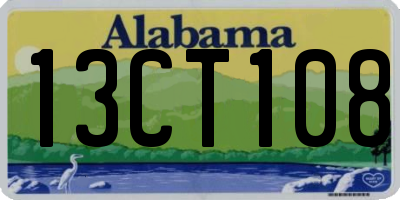 AL license plate 13CT108