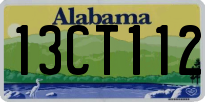 AL license plate 13CT112