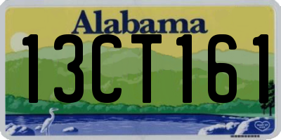 AL license plate 13CT161