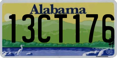 AL license plate 13CT176