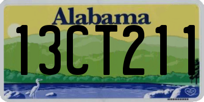 AL license plate 13CT211