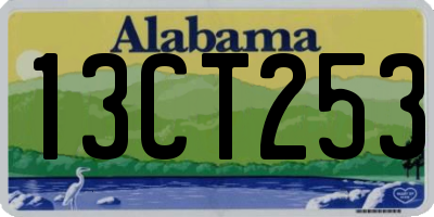 AL license plate 13CT253