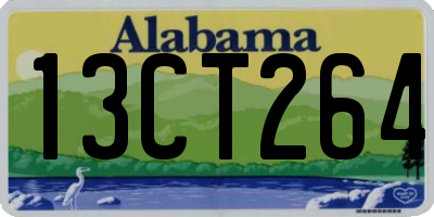 AL license plate 13CT264