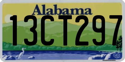AL license plate 13CT297