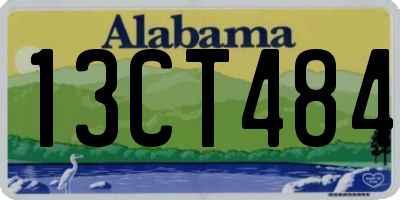 AL license plate 13CT484