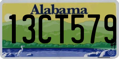 AL license plate 13CT579