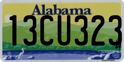 AL license plate 13CU323