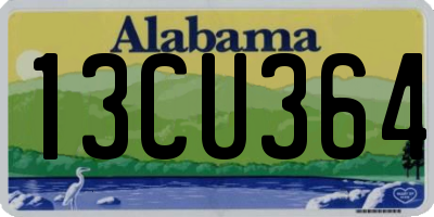 AL license plate 13CU364