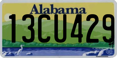 AL license plate 13CU429