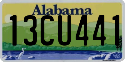 AL license plate 13CU441