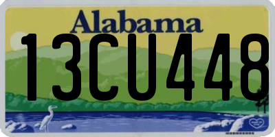 AL license plate 13CU448
