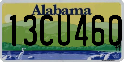 AL license plate 13CU460
