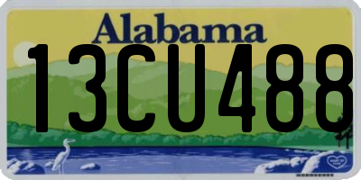 AL license plate 13CU488