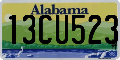 AL license plate 13CU523
