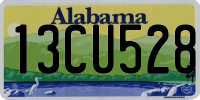 AL license plate 13CU528