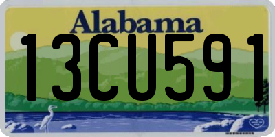 AL license plate 13CU591