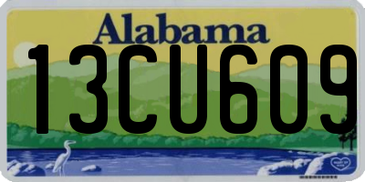 AL license plate 13CU609