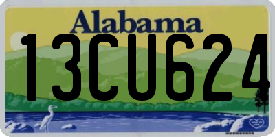 AL license plate 13CU624