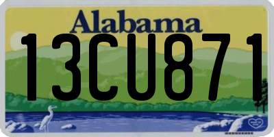 AL license plate 13CU871