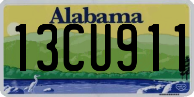 AL license plate 13CU911