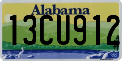 AL license plate 13CU912