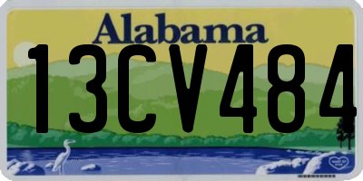 AL license plate 13CV484
