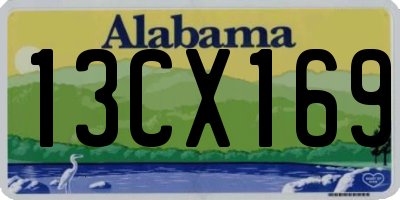 AL license plate 13CX169