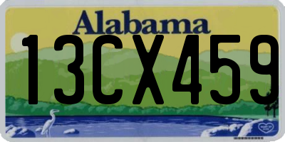 AL license plate 13CX459