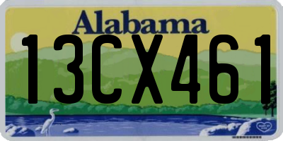 AL license plate 13CX461
