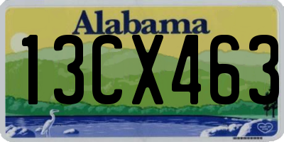 AL license plate 13CX463