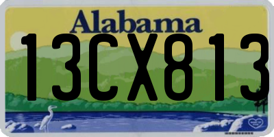 AL license plate 13CX813