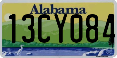 AL license plate 13CY084